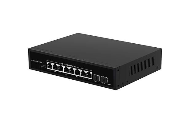 WOBICOM 10 Port With 2-SFP Ports Full Gigabit Intelligent Standard PoE Switch